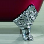 Bleu Provence Jasmine Wanna wolnostojąca z nogami białymi 178x80 fioletowy 3080R