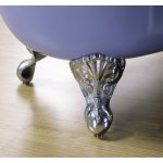 Bleu Provence Lavande Wanna wolnostojąca z nogami białymi 137x76,5 czerwony 2030R1