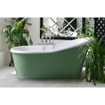 Bleu Provence Old Lavande Wanna wolnostojąca 154x76,5 zielony 12050R1