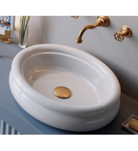 Bleu Provence Romantica Umywalka stawiana na blat 56x46 white BP356