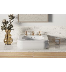 Bleu Provence Romantica Umywalka ścienna 56x50 white BP355