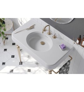 Bleu Provence Romantica Umywalka ścienna 100x56 white BP3100