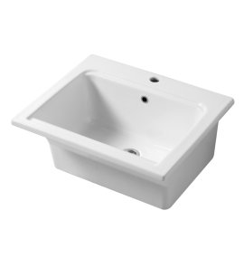 Bleu Provence Shine Zlew kuchenny wpuszczany/stawiany 61x51 white LK17