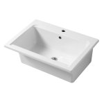 Bleu Provence Shine Zlew kuchenny wpuszczany/stawiany 71x51 white LK19