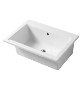 Bleu Provence Shine Zlew kuchenny wpuszczany/stawiany 71x51 white LK18