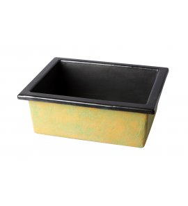 Bleu Provence Terracotta Zlew kuchenny podblatowy/stawiany 55x43 black matt LK20C