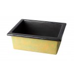 Bleu Provence Terracotta Zlew kuchenny podblatowy/stawiany 55x43 black matt LK20C