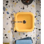 Bleu Provence True Colors Lite Umywalka stawiana na blat 40x40 mustard yellow mat TC2LA40C