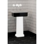 Bleu Provence True Colors Lite Umywalka stawiana na blat 60x40 white black TC2LA60C1