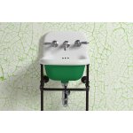  Bleu Provence True Colors Umywalka wisząca 42x42 white green grass TCL40C1