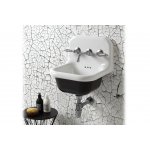  Bleu Provence True Colors Umywalka wisząca 42x42 white black TCL40C2