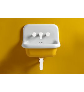  Bleu Provence True Colors Umywalka wisząca 60x42 white mustard yellow glossy TCL60C1