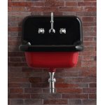 Bleu Provence True Colors Umywalka wisząca 60x42 black red TCL60DC2