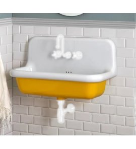  Bleu Provence True Colors Umywalka wisząca 90x42 white mustard yellow mat TCL90C3