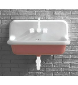  Bleu Provence True Colors Umywalka wisząca 90x42 white pink TCL90C5