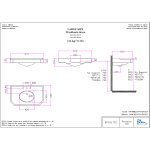 Bleu Provence Umywalka wisząca 91x56 white BP790