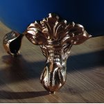  Bleu Provence Vintage Wanna wolnostojąca z nogami białymi 170x78 turkusowy 4070R1