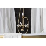 Bleu Provence Zestaw prysznicowy ścienny gold RVA119OR30A/O