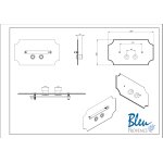   Blue Provence Przycisk do Geberit dark bronze PLGB01BG ze skazą W MAGAZYNIE!!