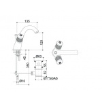 Bongio Impero bateria umywalkowa 06521