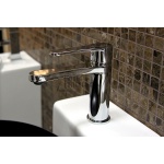 Bongio O\'Clock Bateria umywalkowa jednootworowa z korkiem Click-Clack chrom 14521CRPR