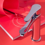 Bongio O\'Clock Bateria umywalkowa jednootworowa z korkiem Click-Clack chrom 14521CRPR