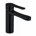 Bongio O\'Clock Green Bateria umywalkowa jednootworowa z korkiem Click-Clack czarny mat 14521/GRNE WIELKA WYPRZEDAŻ!!