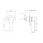 Bongio O\'Clock Mieszacz podtynkowy chrom 14524CRPR W MAGAZYNIE!!
