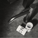 Bongio On Bateria umywalkowa jednootworowa z korkiem Click-Clack czarny mat 68521NEPR W MAGAZYNIE!!