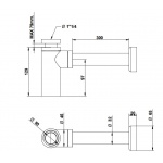Bongio Syfon umywalkowy butelkowy chrom 00067CR00