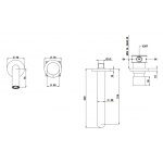 Bongio Time2020 Basic Bateria umywalkowa podtynkowa brushed stainless steel 73539AS00