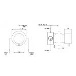 Bongio Time2020 Basic Mieszacz podtynkowy brushed stainless steel 73524AS00