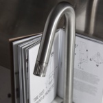 Bongio Time2020 Bateria umywalkowa wysoka jednootworowa brushed stainless steel 70532AS00