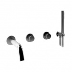 Bongio Time2020 Bateria wannowo-natryskowa podtynkowa brushed stainless steel 71530AS0D