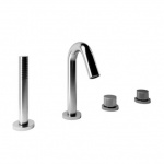 Bongio Time2020 Bateria wannowa na brzeg wanny brushed stainless steel 71531AS0D