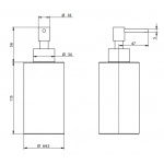Bongio Time2020 Dozownik na mydło brushed stainless steel 70027AS00