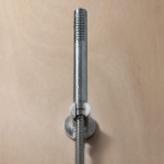 Bongio Time2020 Wellness Zestaw natryskowy ścienny z wężem i słuchawką brushed stainless steel 70830AS00