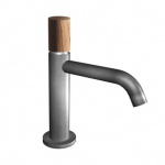 Bongio Time2020 Wood Bateria umywalkowa jednootworowa brushed stainless steel 69521AS00