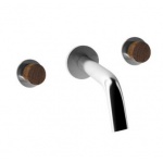 Bongio Time2020 Wood Bateria umywalkowa podtynkowa brushed stainless steel 69540AS00