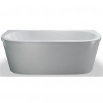 Britton Cleargreen Saturn Wanna przyścienna do zabudowy 170x750 mm Biały M4N