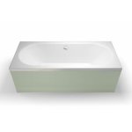Britton ClearGreen Verde Wanna do zabudowy 1600x750 mm Biały R45