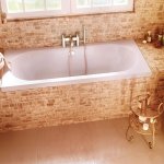 Britton ClearGreen Verde Wanna do zabudowy 1600x750 mm Biały R45