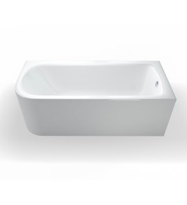Britton Cleargreen Viride Wanna narożna prawa 1700x750 mm Biały R39