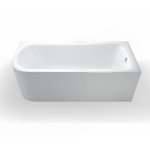 Britton Cleargreen Viride Wanna narożna prawa 1700x750 mm Biały R39