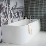 Britton Cleargreen Viride Wanna narożna prawa 1700x750 mm Biały R39