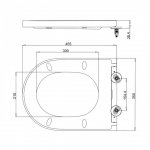 Britton Deska wolnoopadająca Biały 347.K.27907
