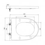 Britton Deska wolnoopadająca Biały 347.K.27908