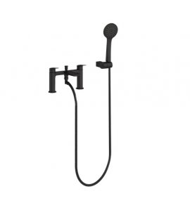 Britton Greenwich Bateria wannowo-prysznicowa 2-otworowa czarny mat GRE.113MB