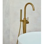 Britton Hoxton Bateria wannowa wolnostojąca Brushed brass HOX.009BB