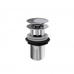 Britton Hoxton Korek umywalkowy Click-clack Czarny mat HOX.010MB